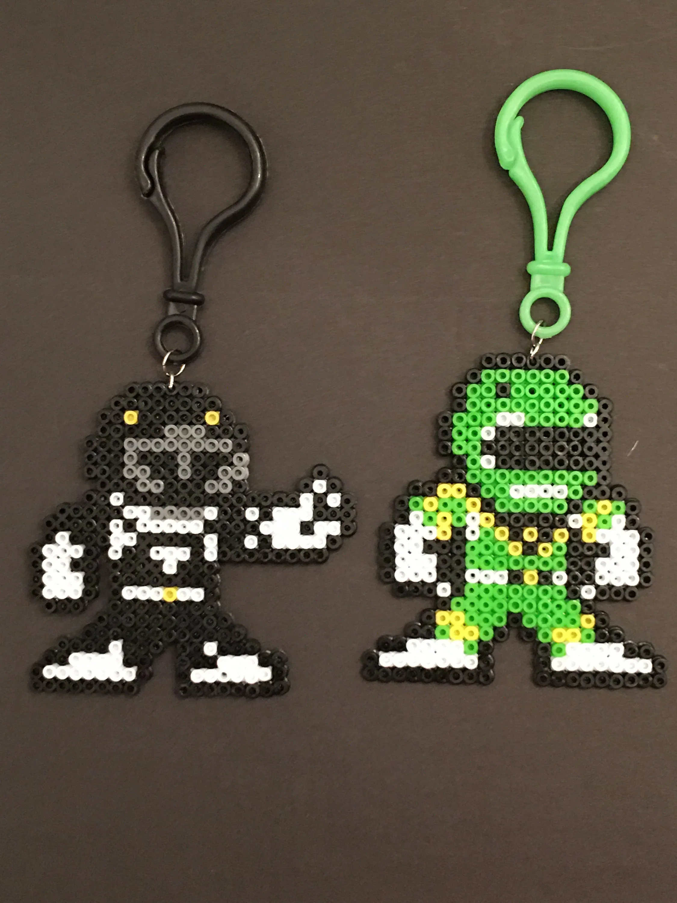 Power Ranger Clips or Magnets- Mini Beads - Perfect for Backpacks, Lockers, Party Favors, Purses, Bags and More