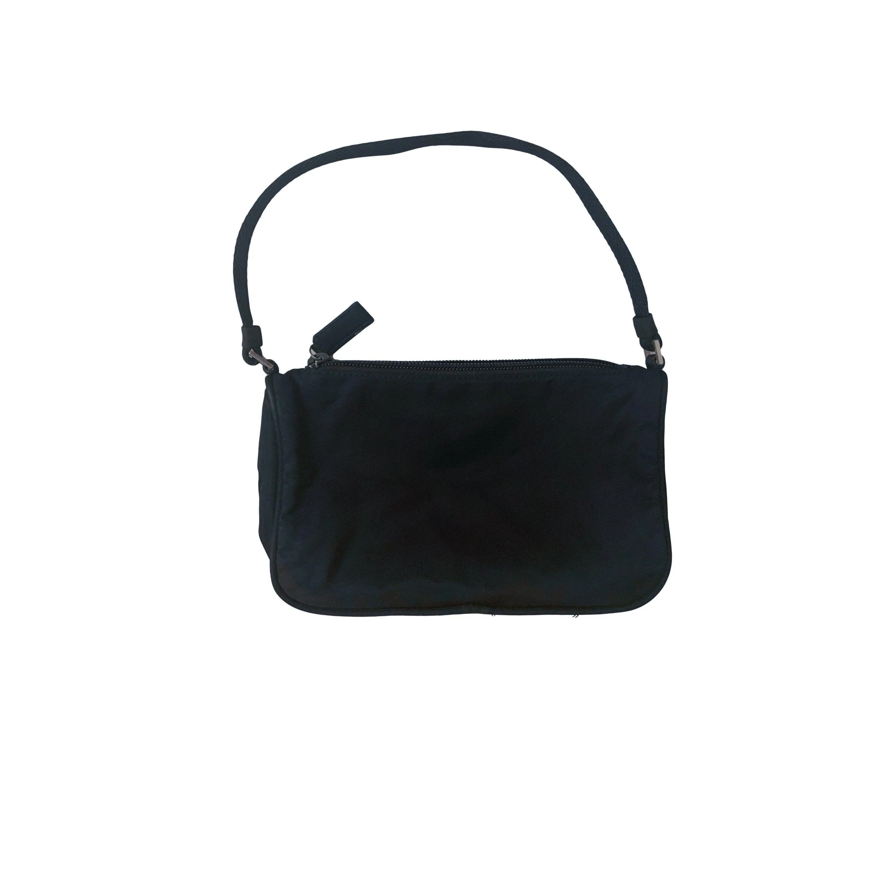 Prada Navy Nylon Mini Shoulder Bag