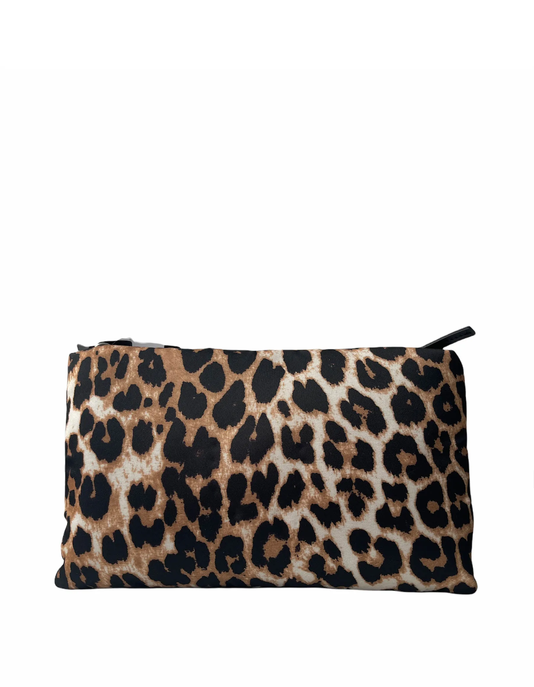 Prada NWT Leopard-Print Nylon Pouch/Crossbody Bag