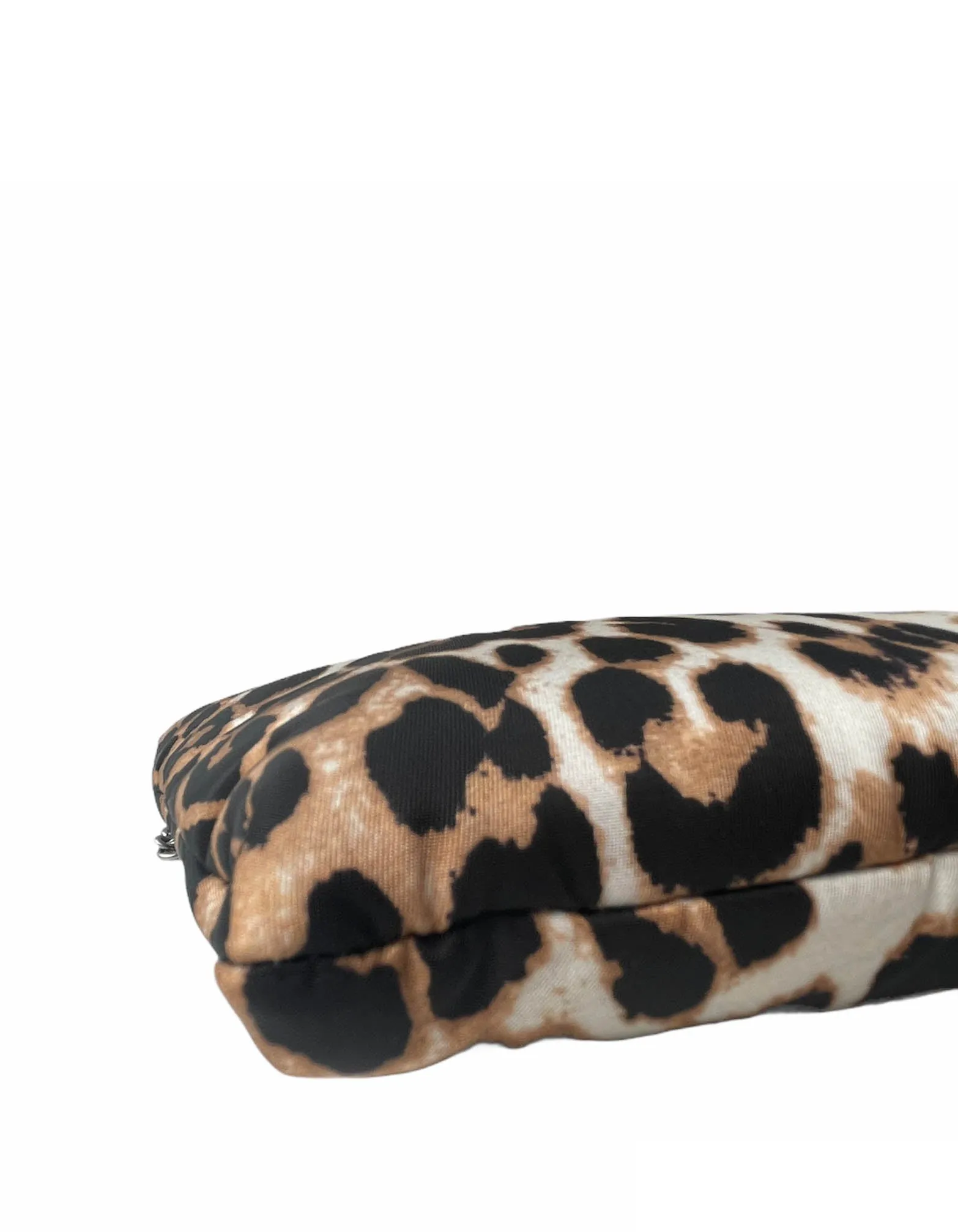 Prada NWT Leopard-Print Nylon Pouch/Crossbody Bag