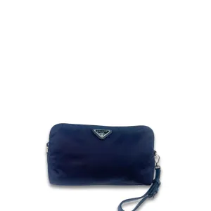Prada Re-Edition 1978 Navy Nylon Wristlet Pouch