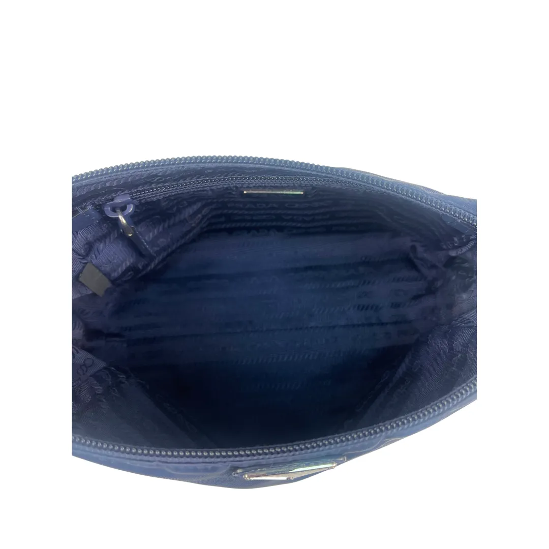 Prada Re-Edition 1978 Navy Nylon Wristlet Pouch