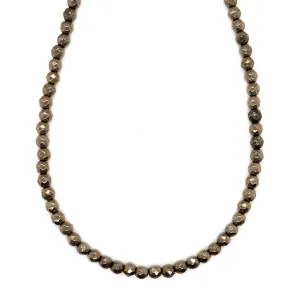 Pyrite Beaded Necklace