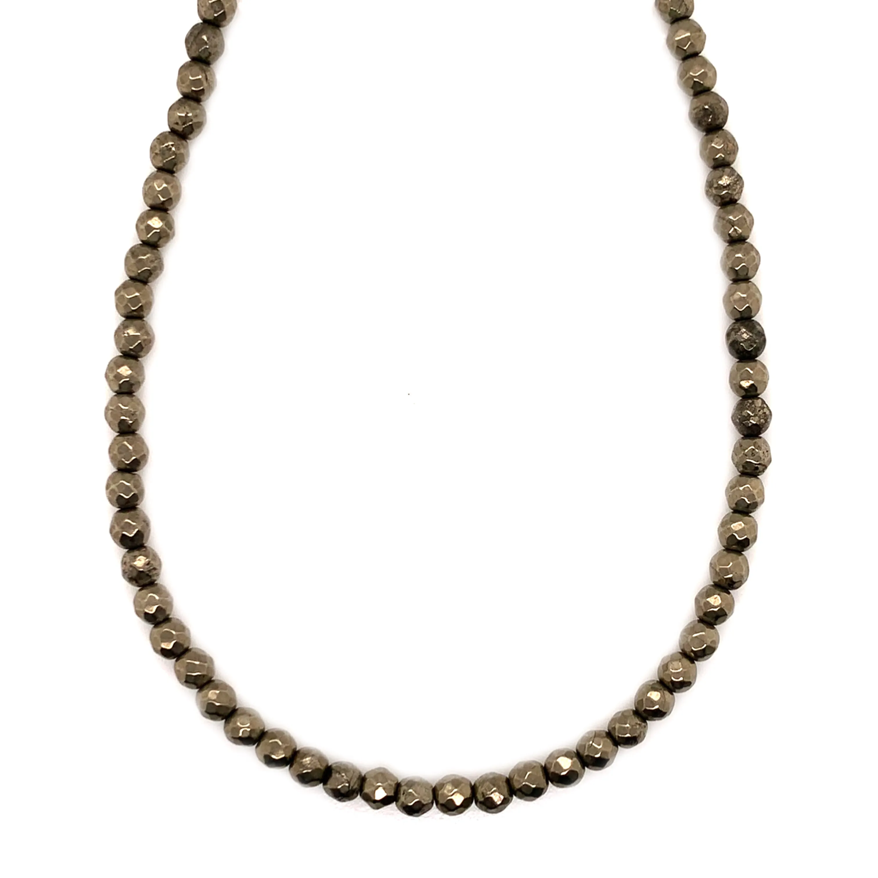 Pyrite Beaded Necklace