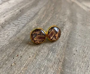 Python Lightweight Stud Earrings
