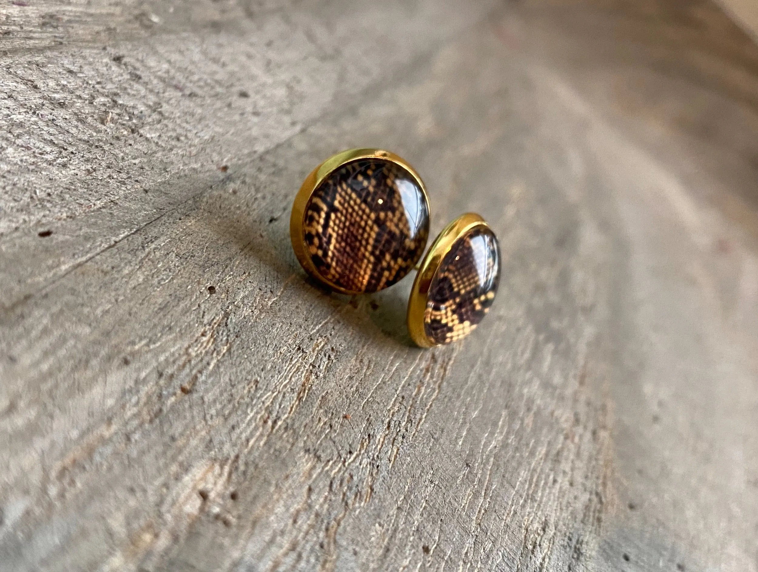 Python Lightweight Stud Earrings
