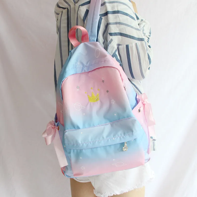 "PASTEL GRADIENT BLUE PINK" BACKPACK K071803