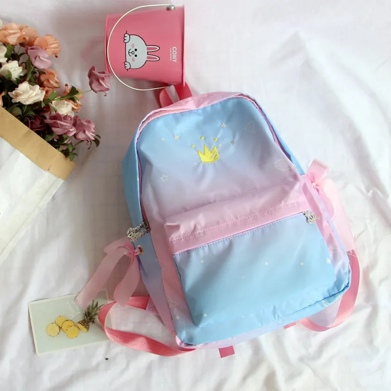 "PASTEL GRADIENT BLUE PINK" BACKPACK K071803