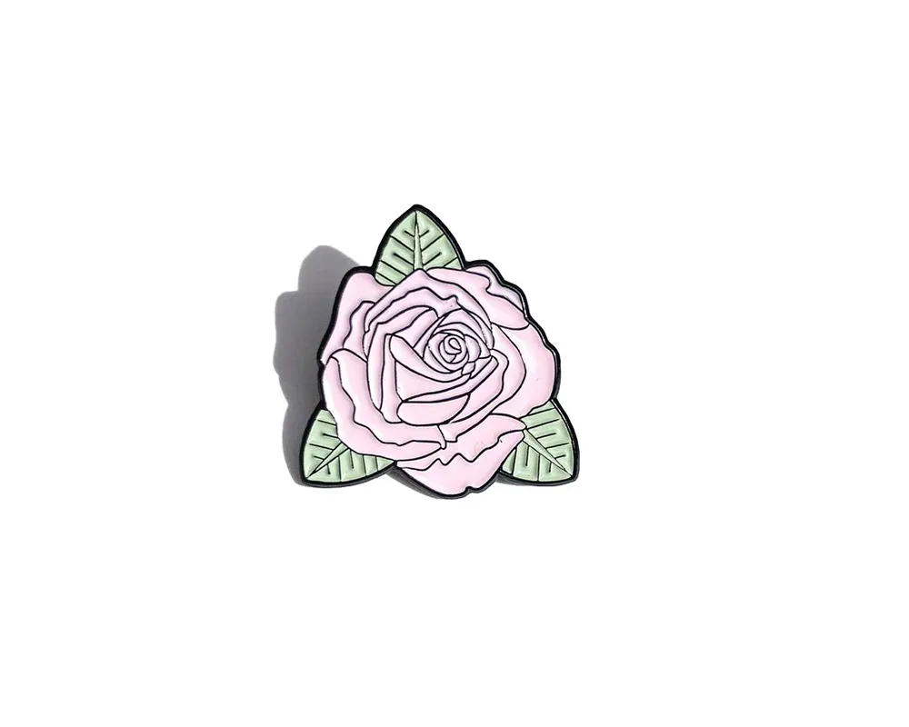 "Pastel Rose" Lapel Pin