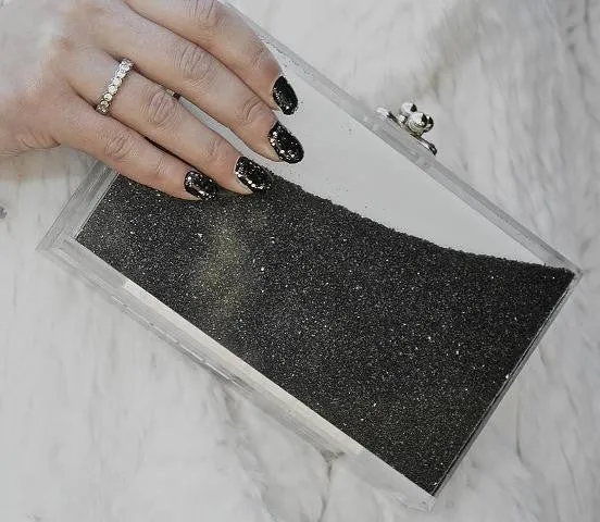 "Sandy" Acrylic Clutch