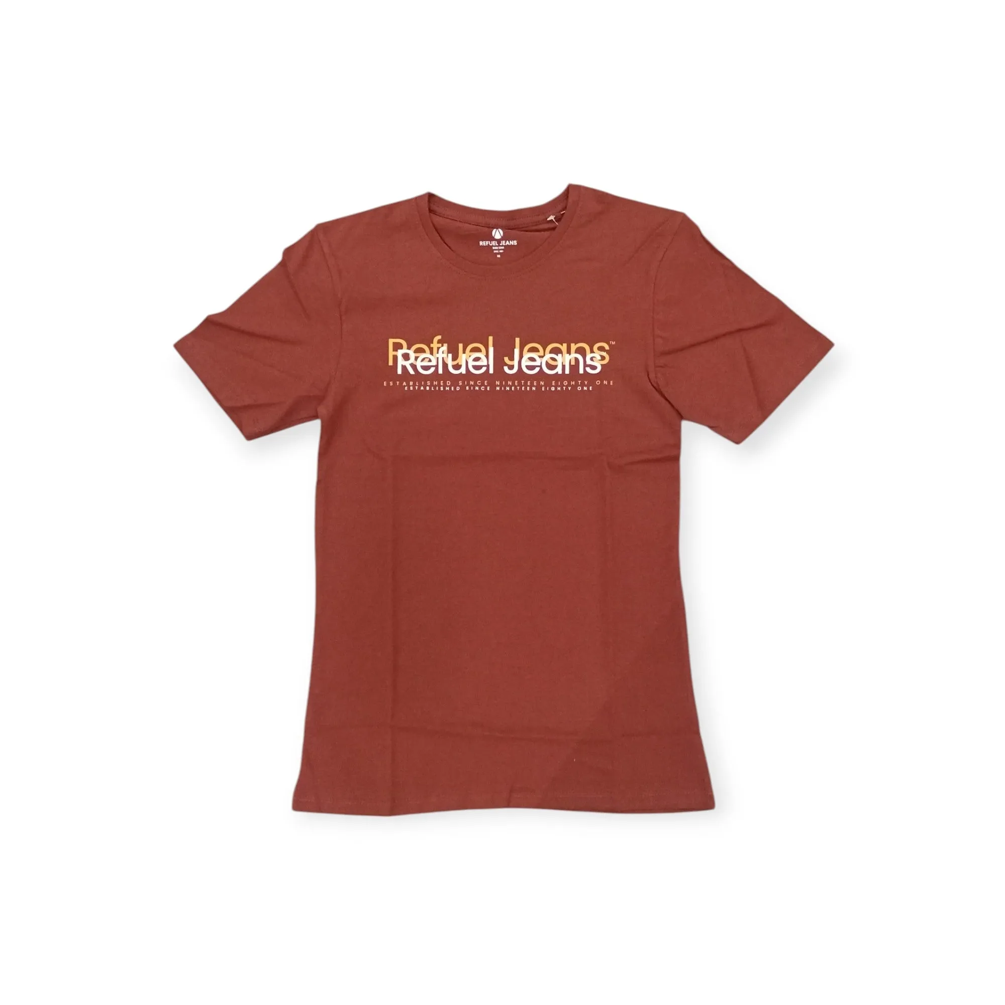 Refuel Men's T Shirt Copper