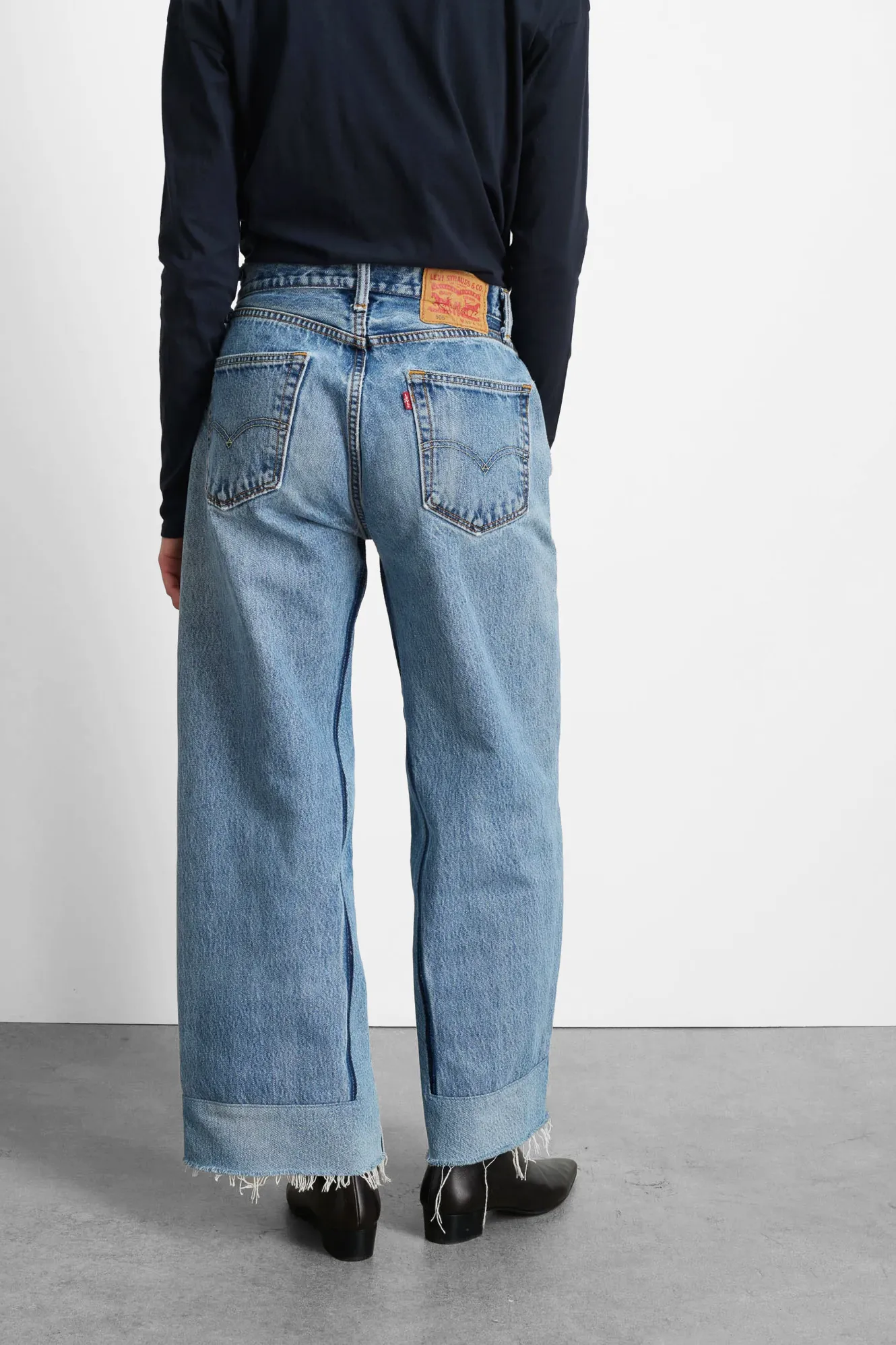 Reworked Vintage Culotte in Vintage Indigo