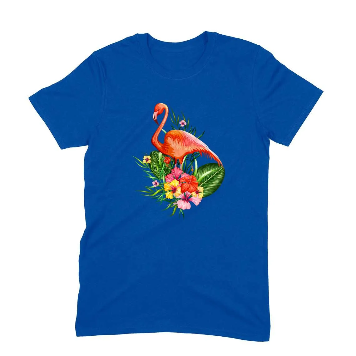 Round Neck T-Shirt (Men) - Fashionable Flamingo (11 Colours)