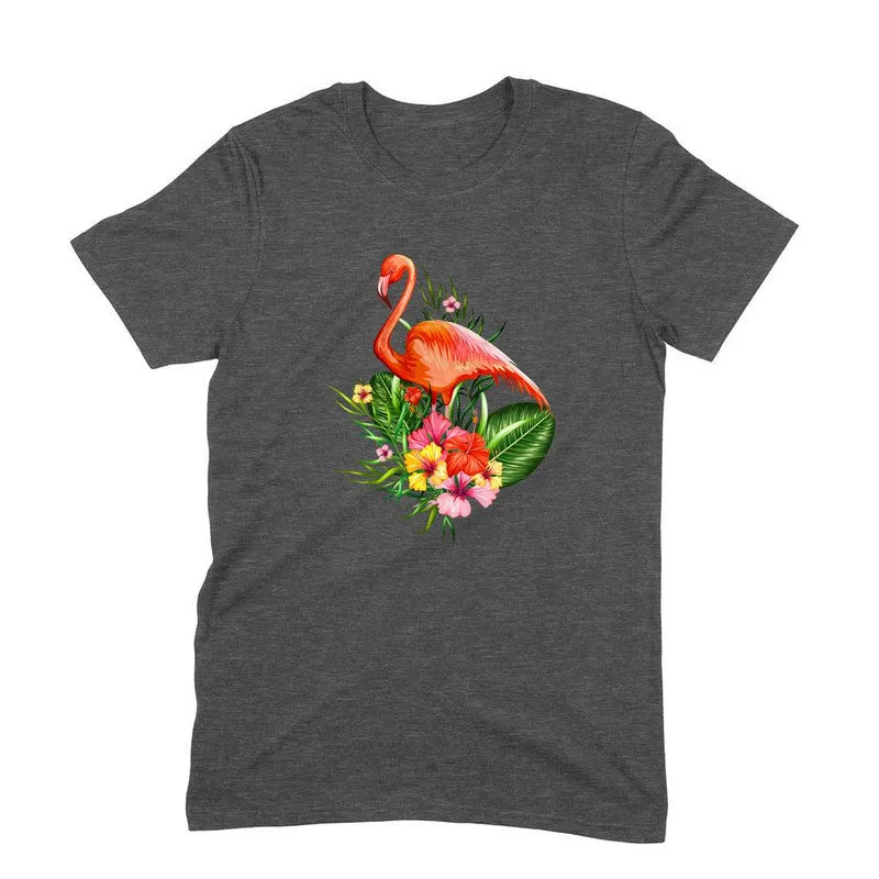 Round Neck T-Shirt (Men) - Fashionable Flamingo (11 Colours)