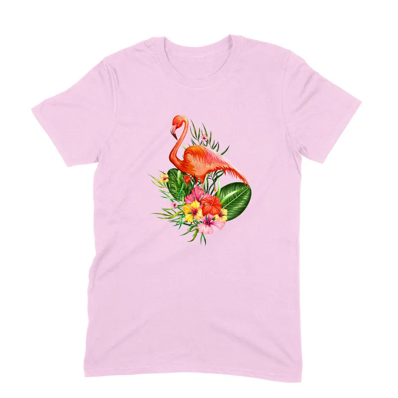 Round Neck T-Shirt (Men) - Fashionable Flamingo (11 Colours)