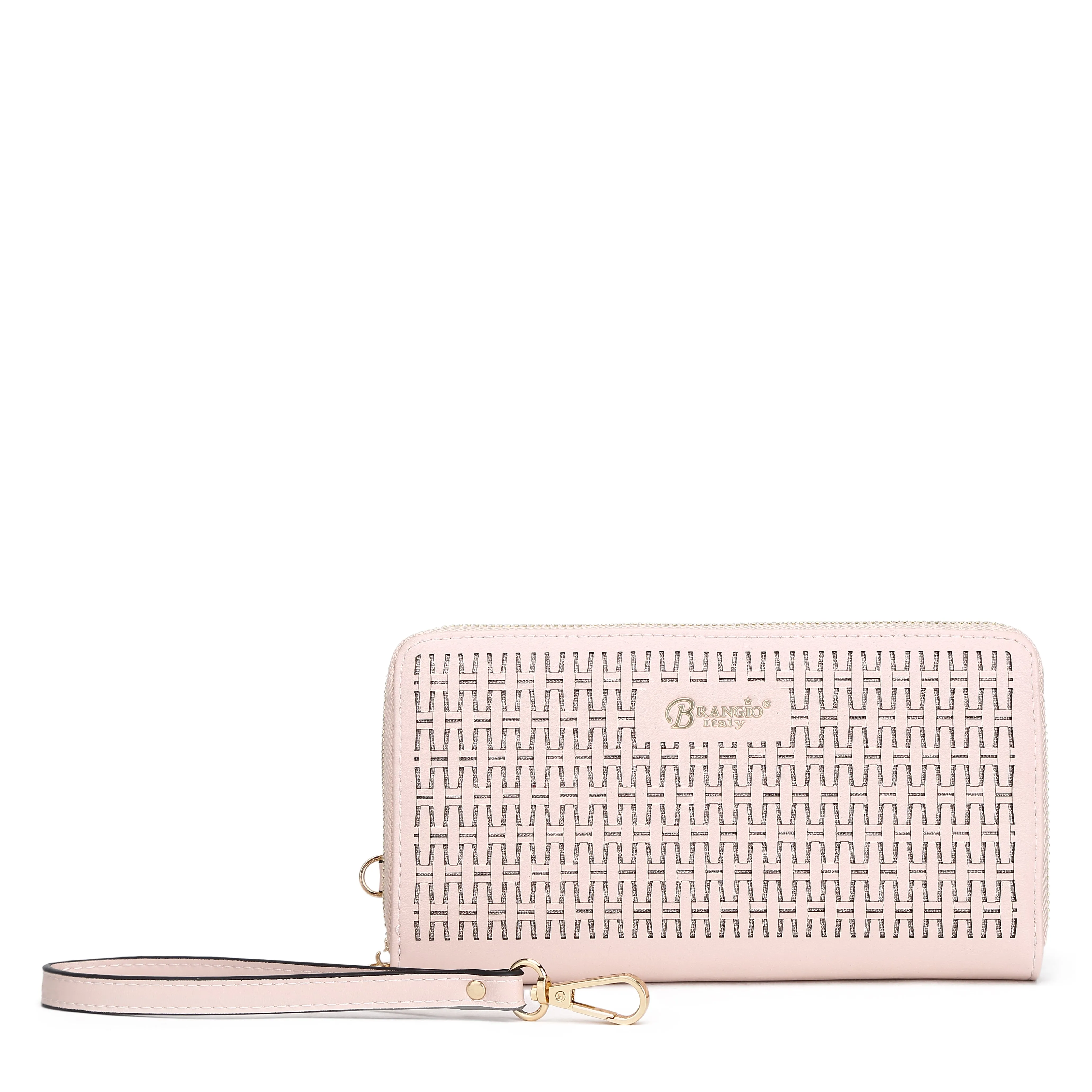 Sacred Heart Vegan Leather Glitter Bling Wristlet Wallet [RAW8868]