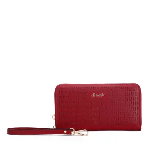 Sacred Heart Vegan Leather Glitter Bling Wristlet Wallet [RAW8868]