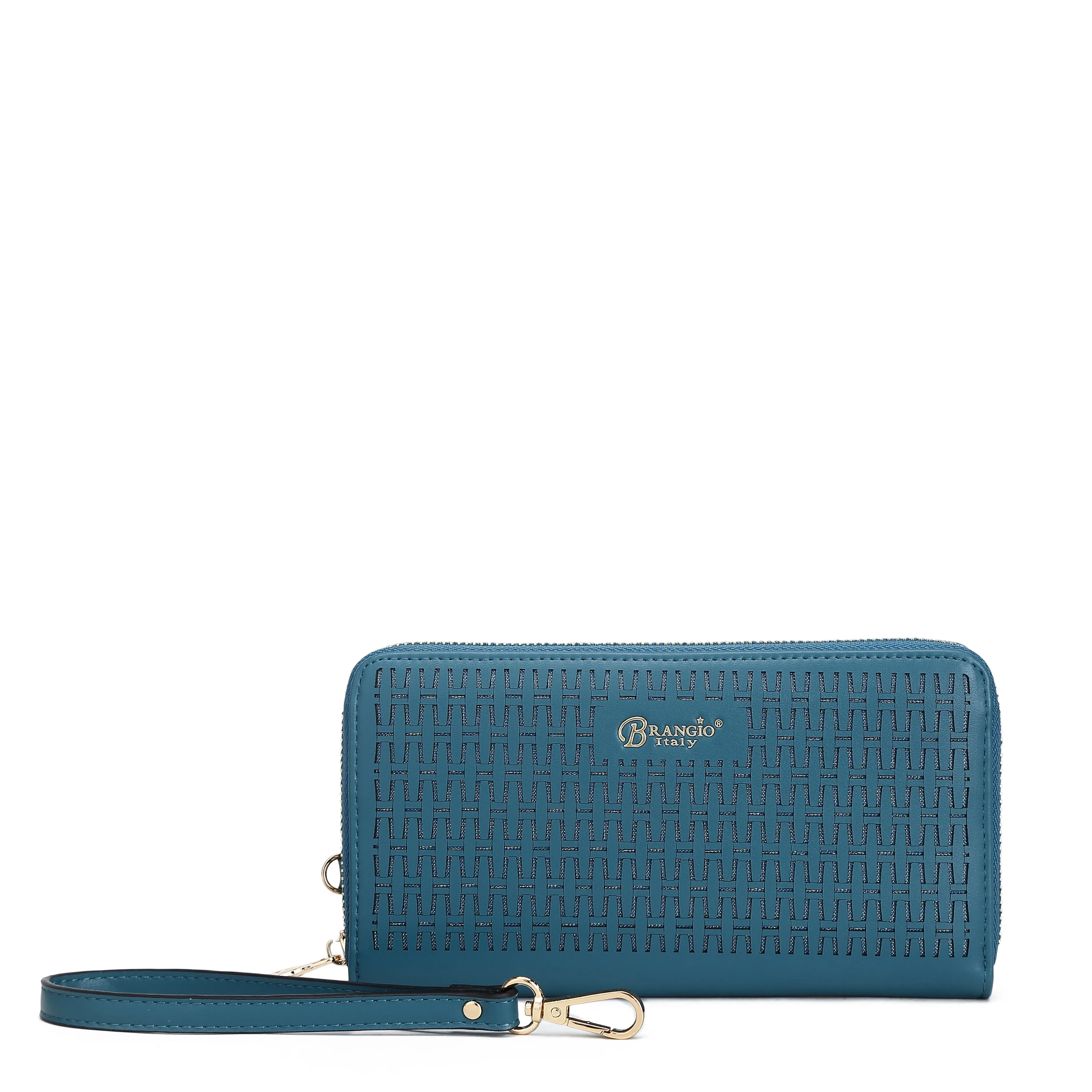 Sacred Heart Vegan Leather Glitter Bling Wristlet Wallet [RAW8868]