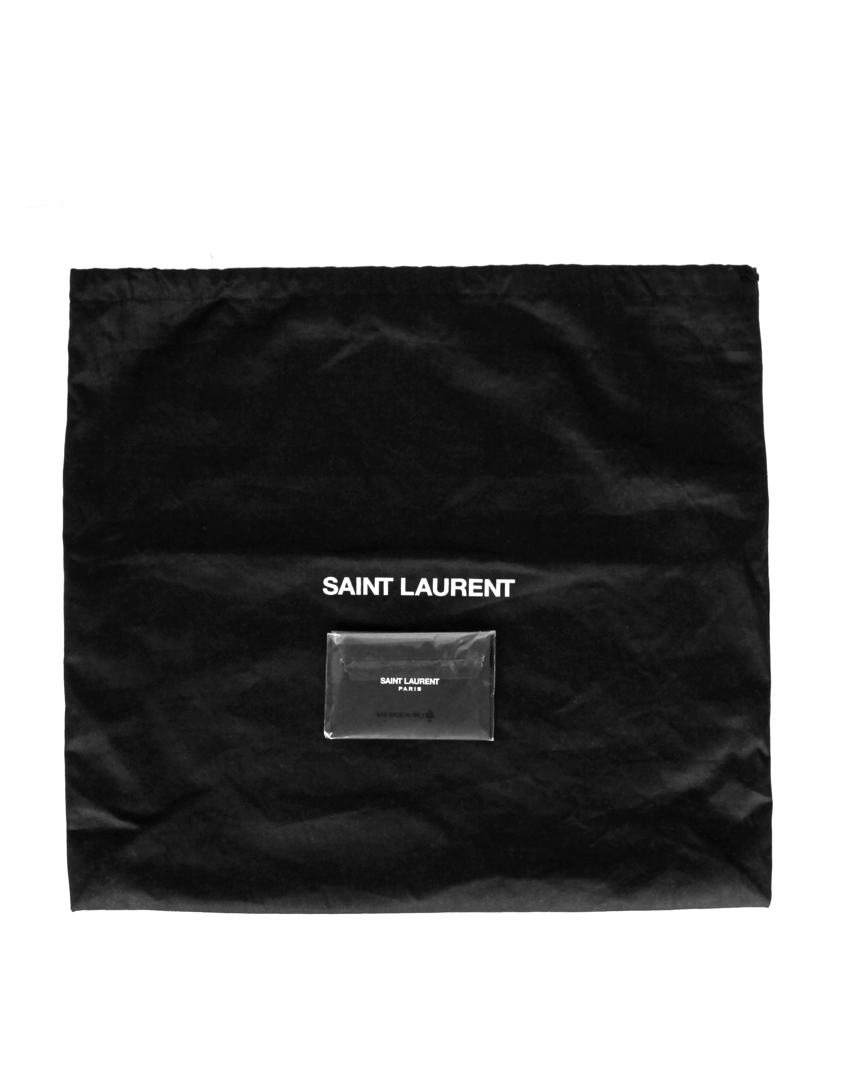 Saint Laurent Black Calfskin Y Medium Loulou Chain Shoulder Bag