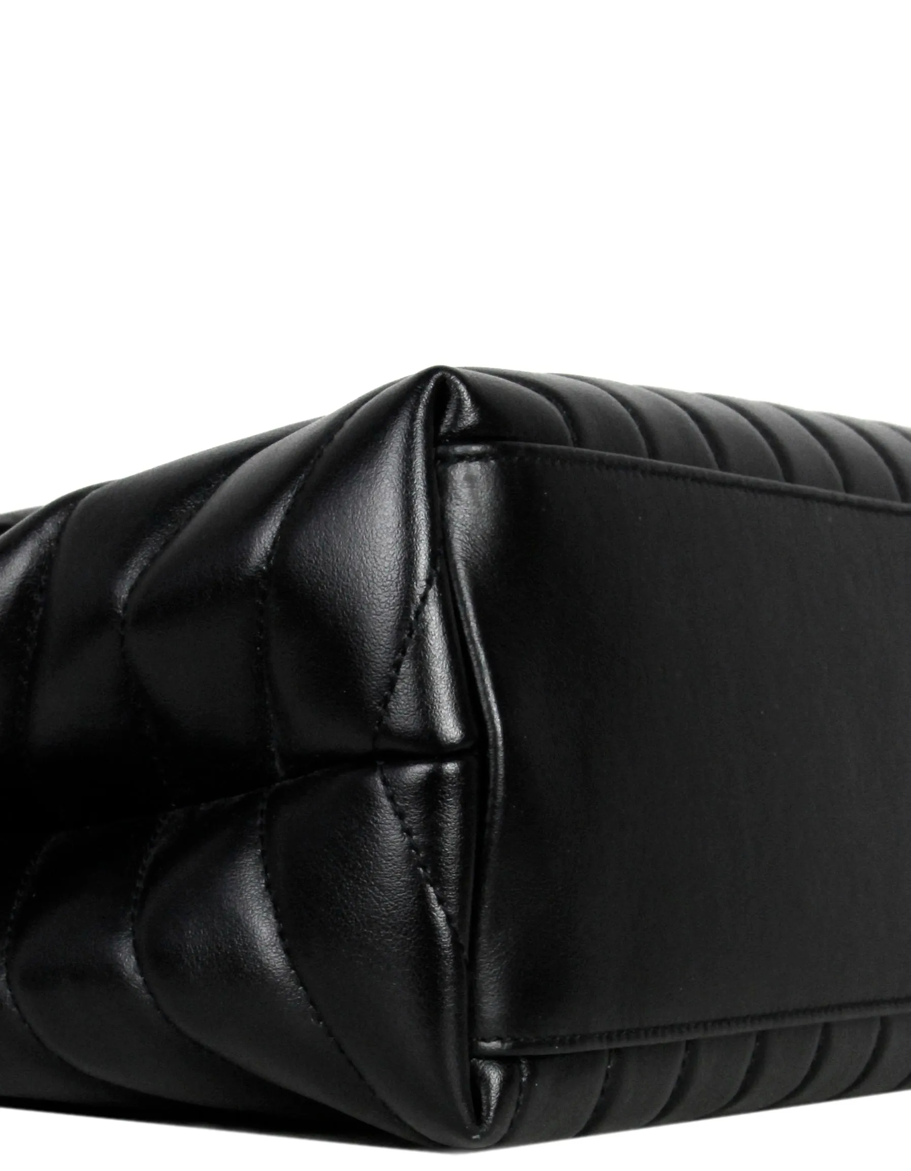 Saint Laurent Black Calfskin Y Medium Loulou Chain Shoulder Bag