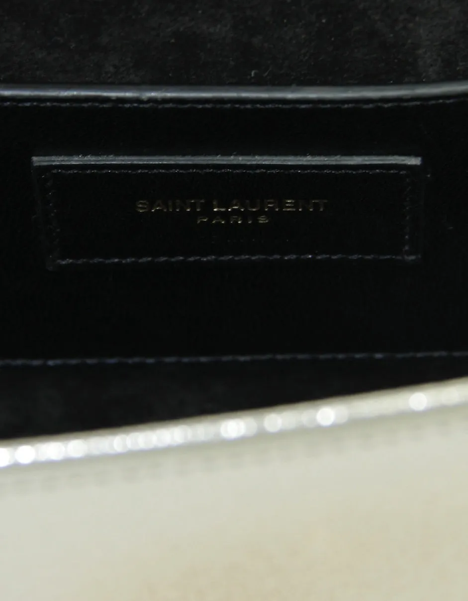 Saint Laurent Light Gold Small Monogram Kate Crossbody