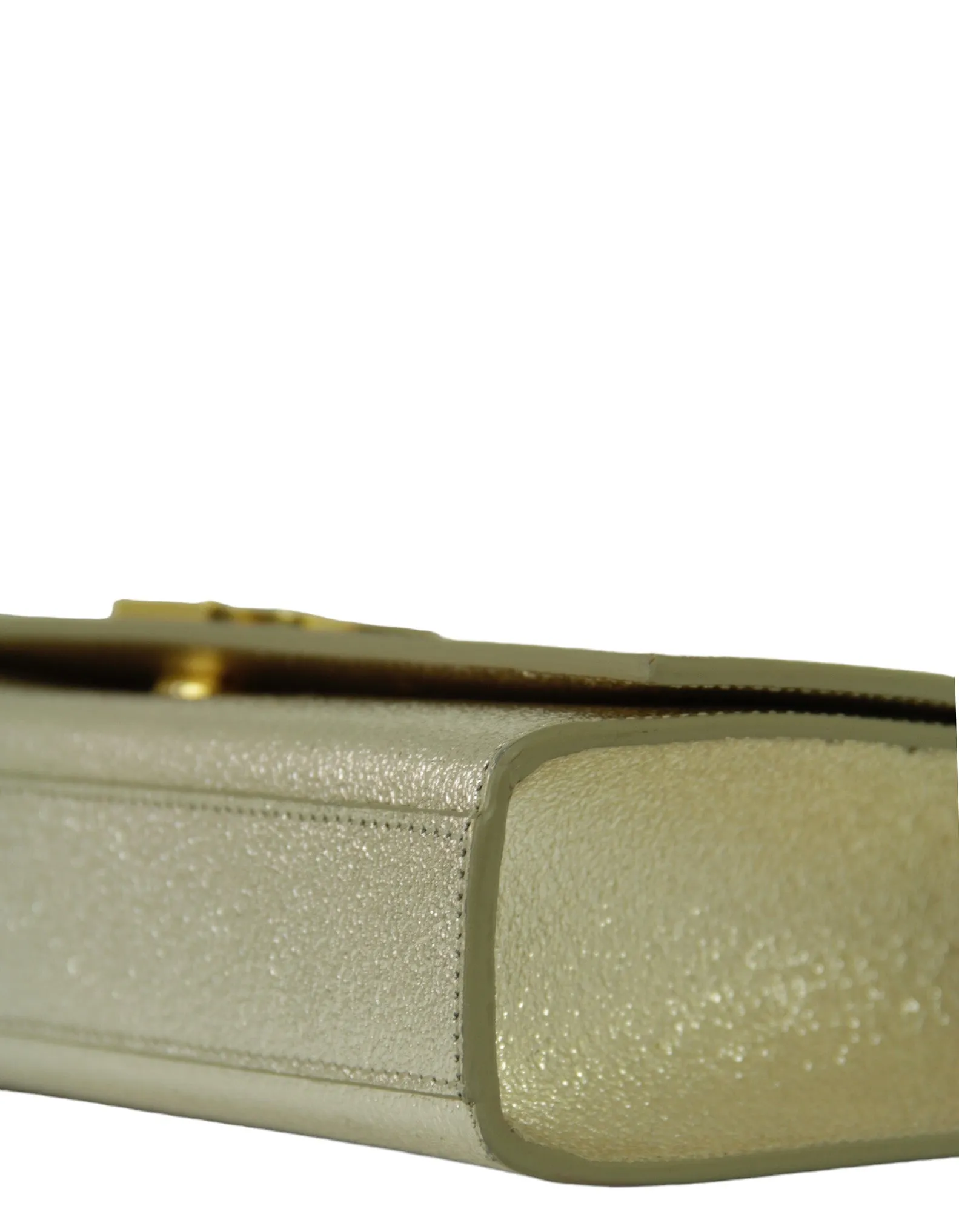 Saint Laurent Light Gold Small Monogram Kate Crossbody