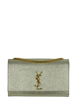 Saint Laurent Light Gold Small Monogram Kate Crossbody