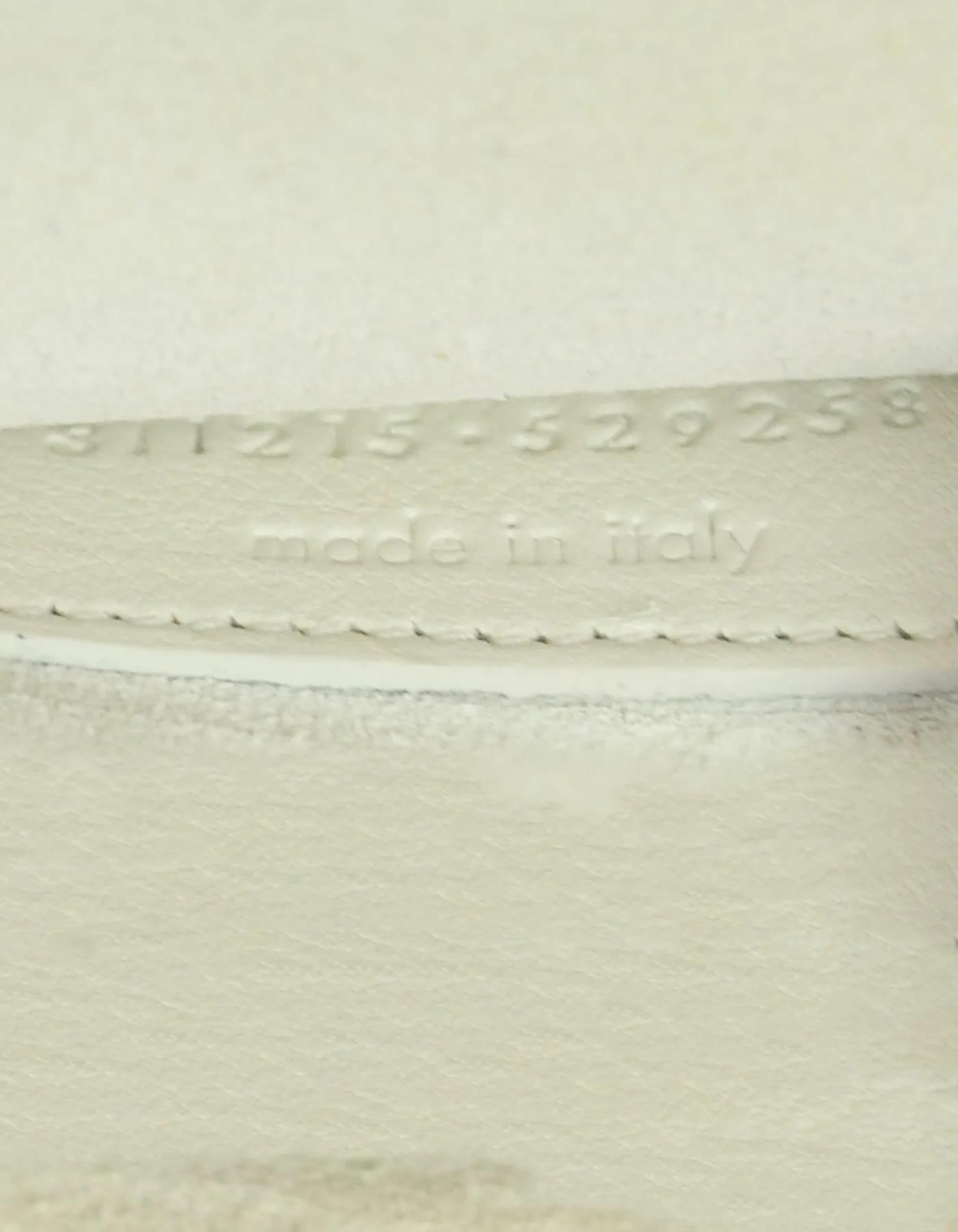 Saint Laurent White Leather Y-Ligne Mini Pochette Crossbody Bag