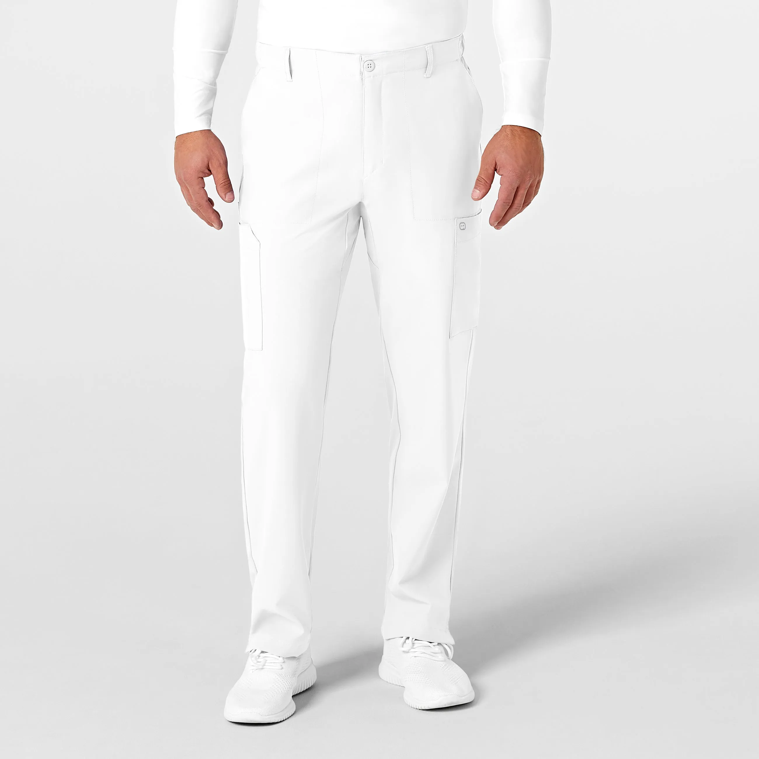SCC W123 Men's Flat Front Cargo Scrub Pant