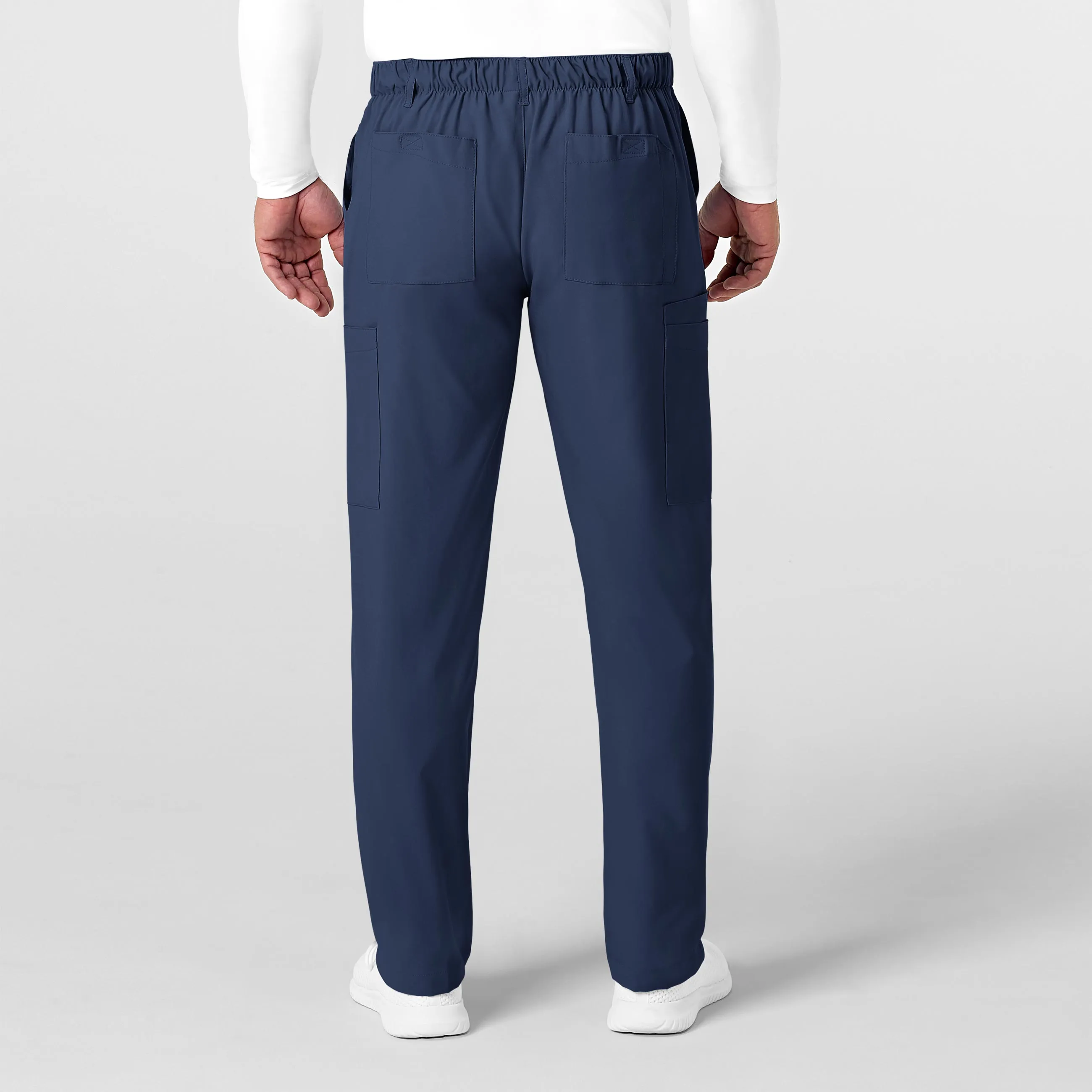 SCC W123 Men's Flat Front Cargo Scrub Pant