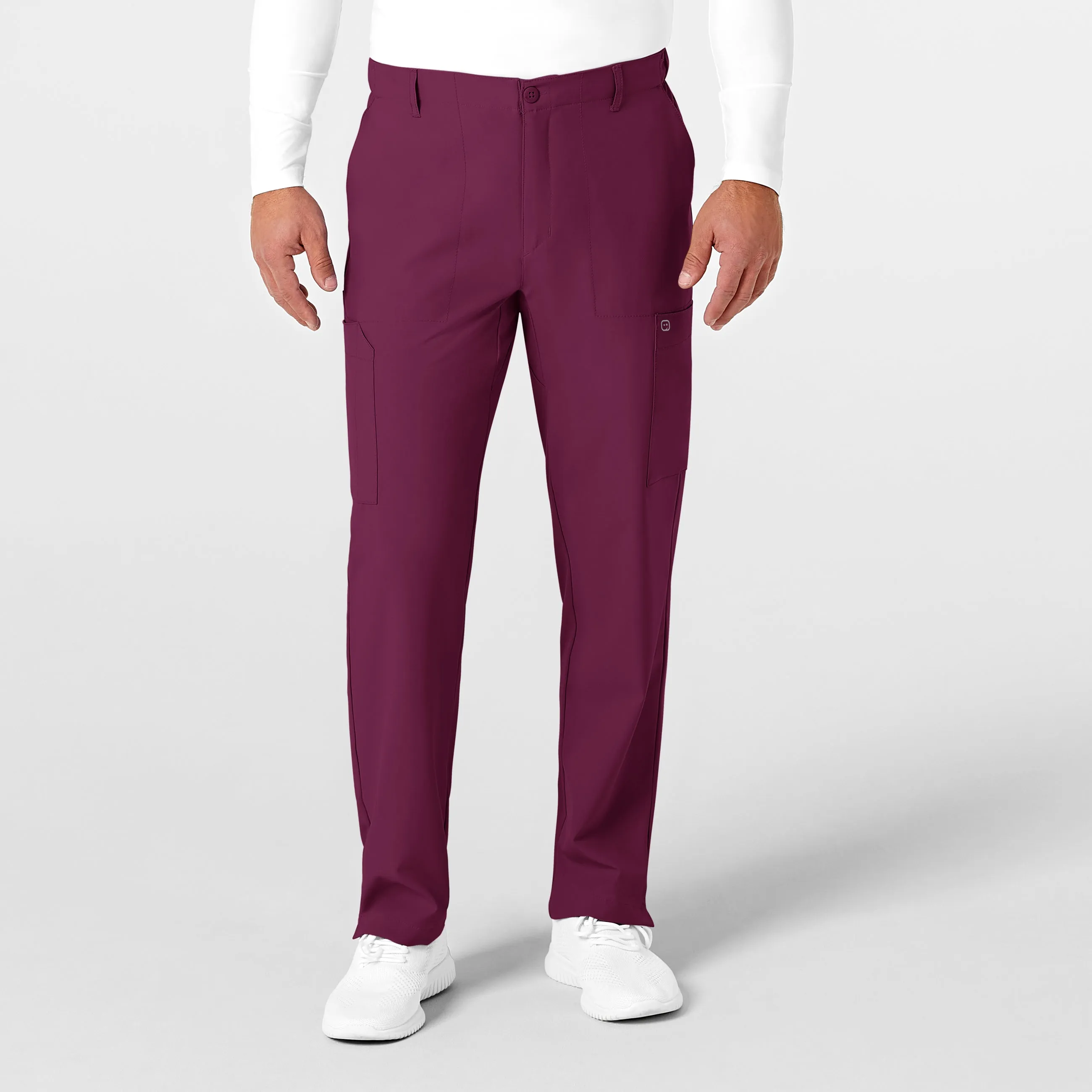 SCC W123 Men's Flat Front Cargo Scrub Pant