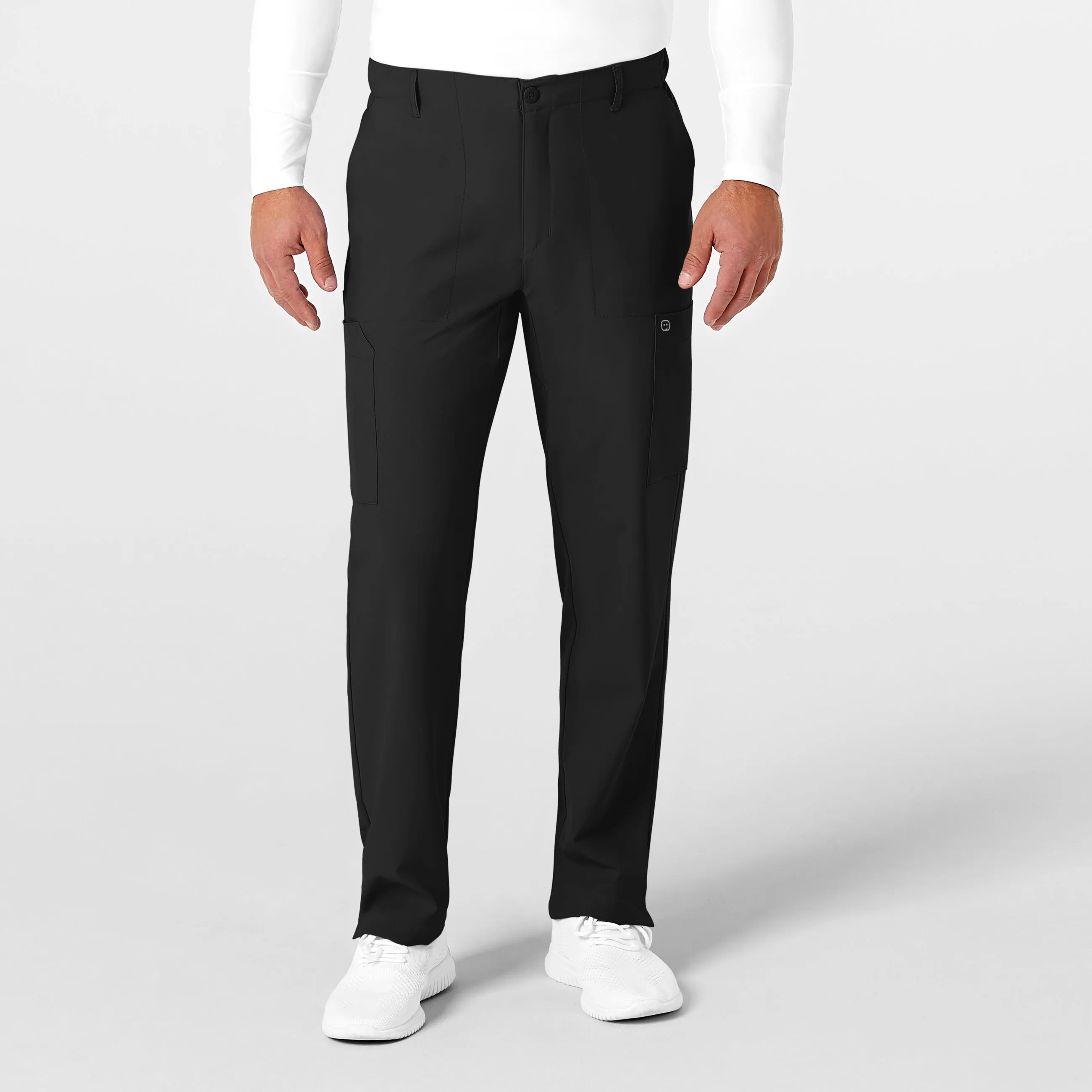 SCC W123 Men's Flat Front Cargo Scrub Pant