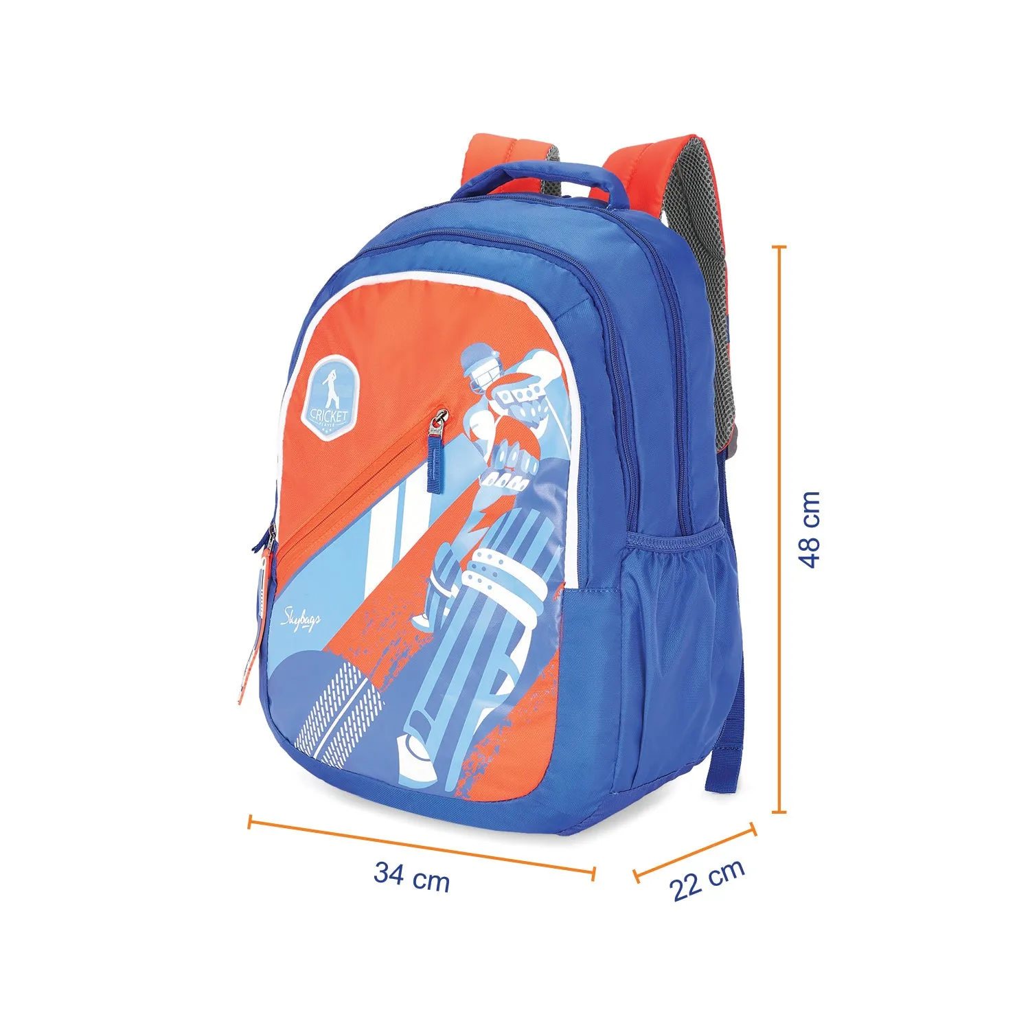 Skybags Riddle 4  School Bp Blue