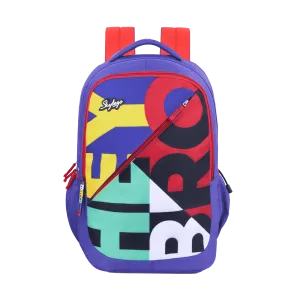 Skybags Squad 01  School Backpack Purple