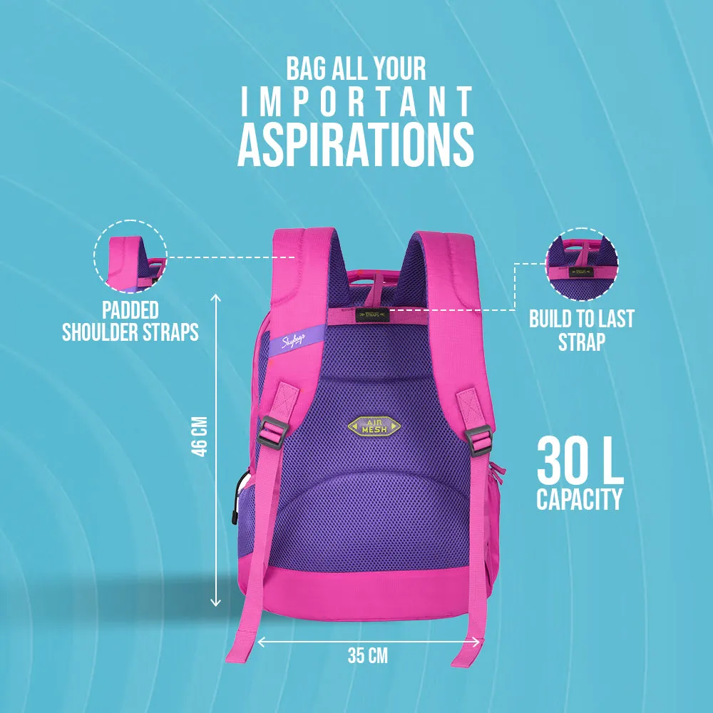 Skybags Squad 03  School Backpack Pink
