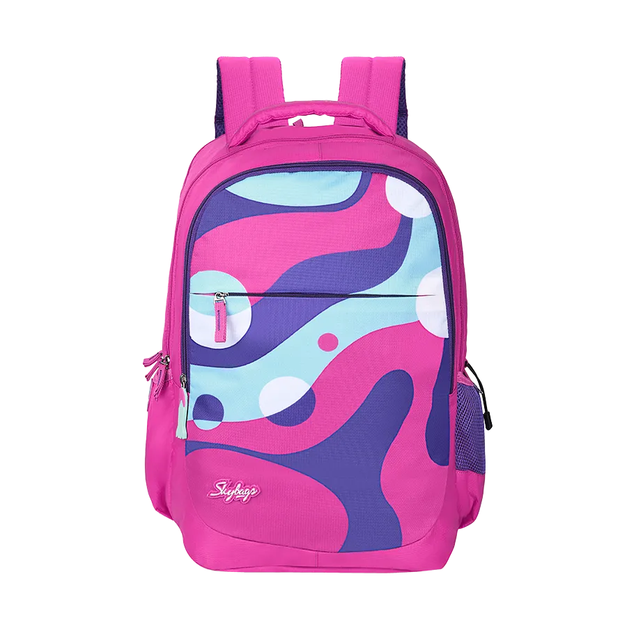 Skybags Squad 03  School Backpack Pink