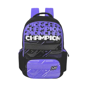 Skybags Squad Nxt 02  School Backpack Black
