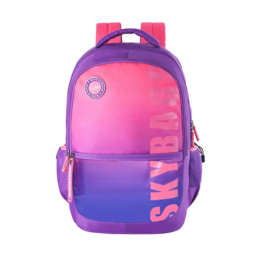 Skybags Squad Plus 04  School Backpack Purple