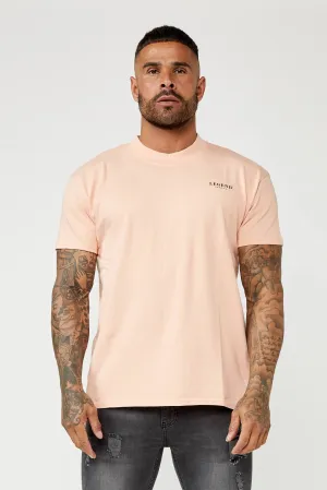 SLIM FIT T-SHIRT - SALMON