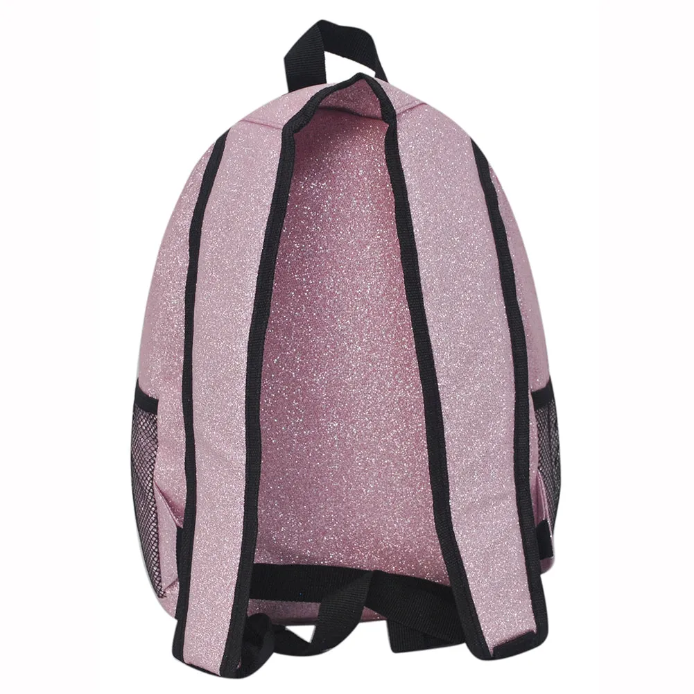 Small Size Pink Glitter NGIL Backpacks For Dance and Cheer Competition