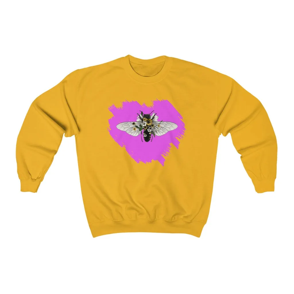 So Bee It Sweatshirt (Pink Splash)