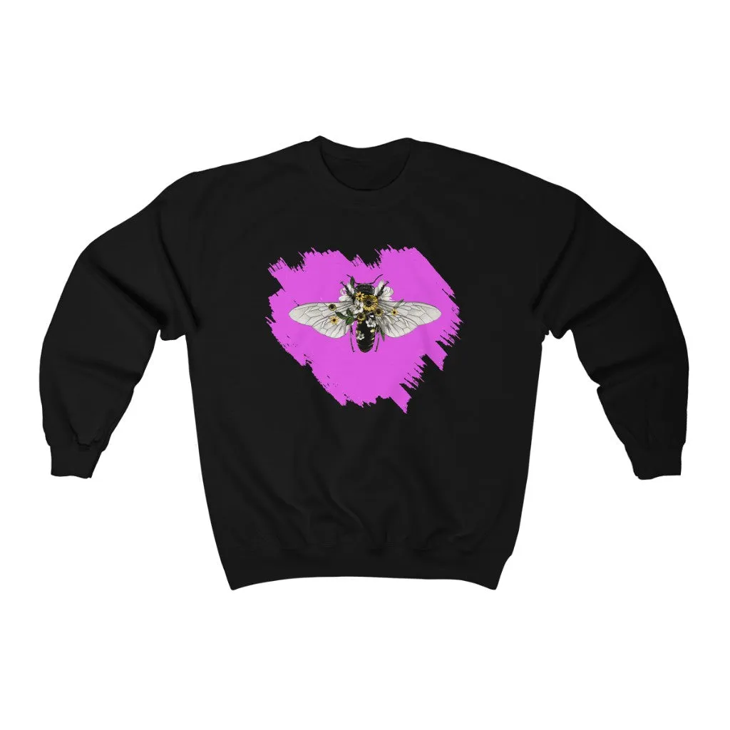 So Bee It Sweatshirt (Pink Splash)