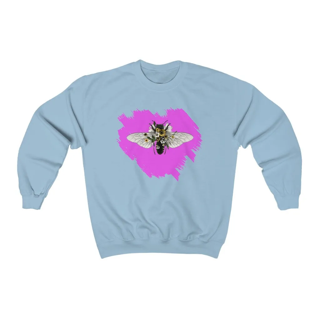 So Bee It Sweatshirt (Pink Splash)
