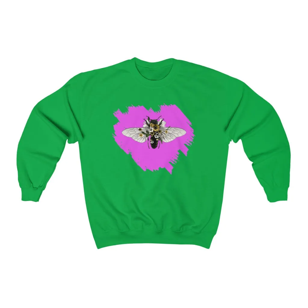 So Bee It Sweatshirt (Pink Splash)