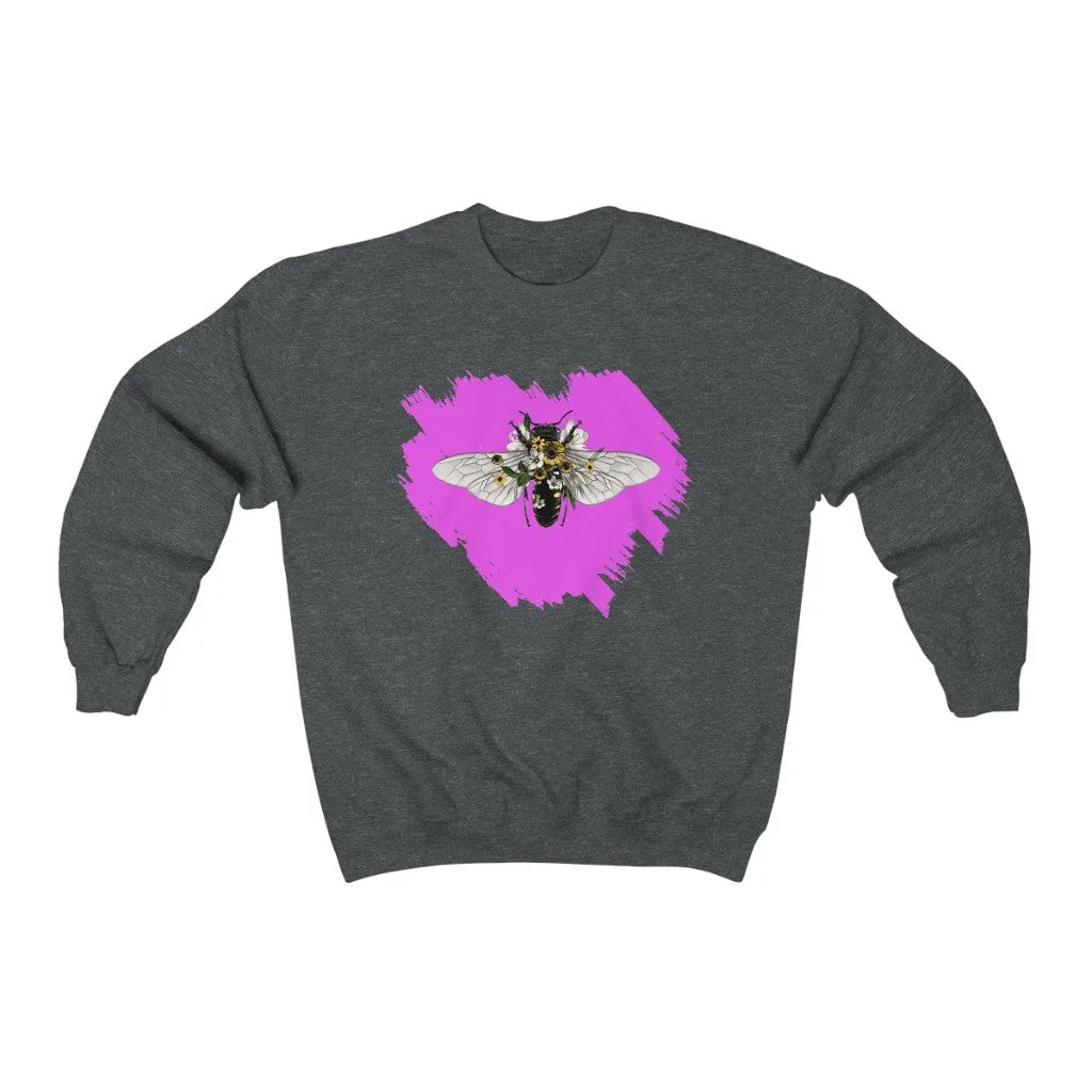 So Bee It Sweatshirt (Pink Splash)