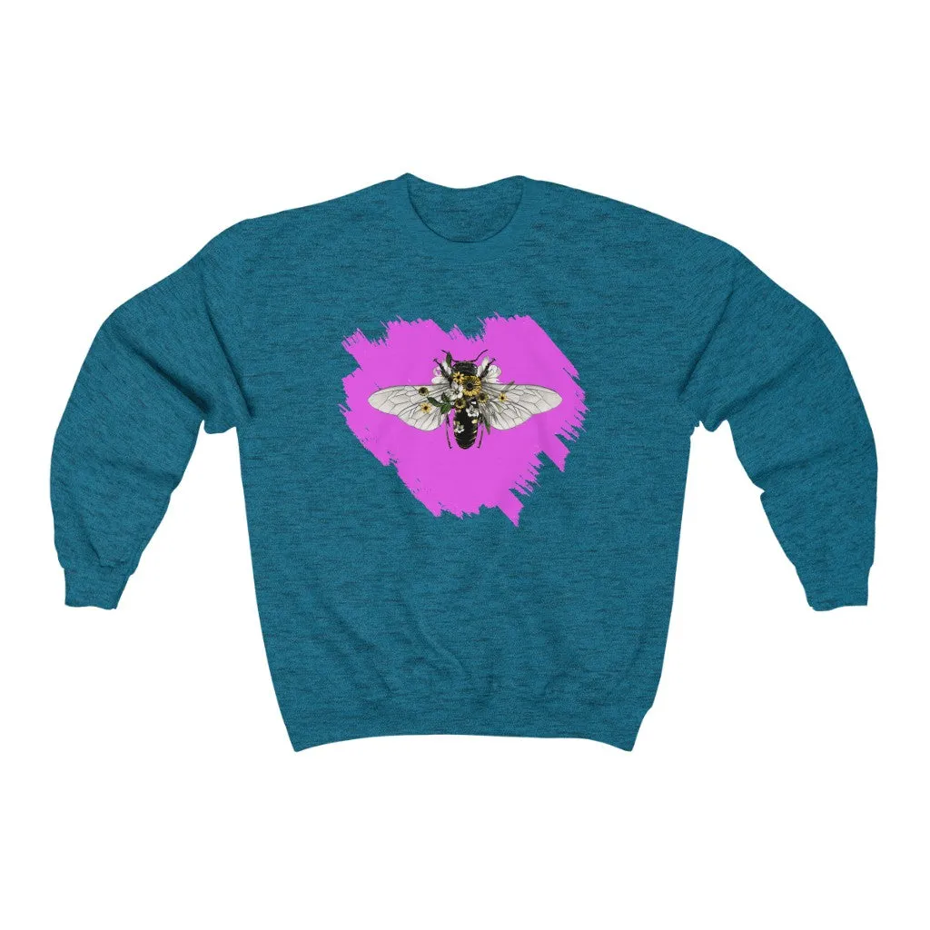 So Bee It Sweatshirt (Pink Splash)
