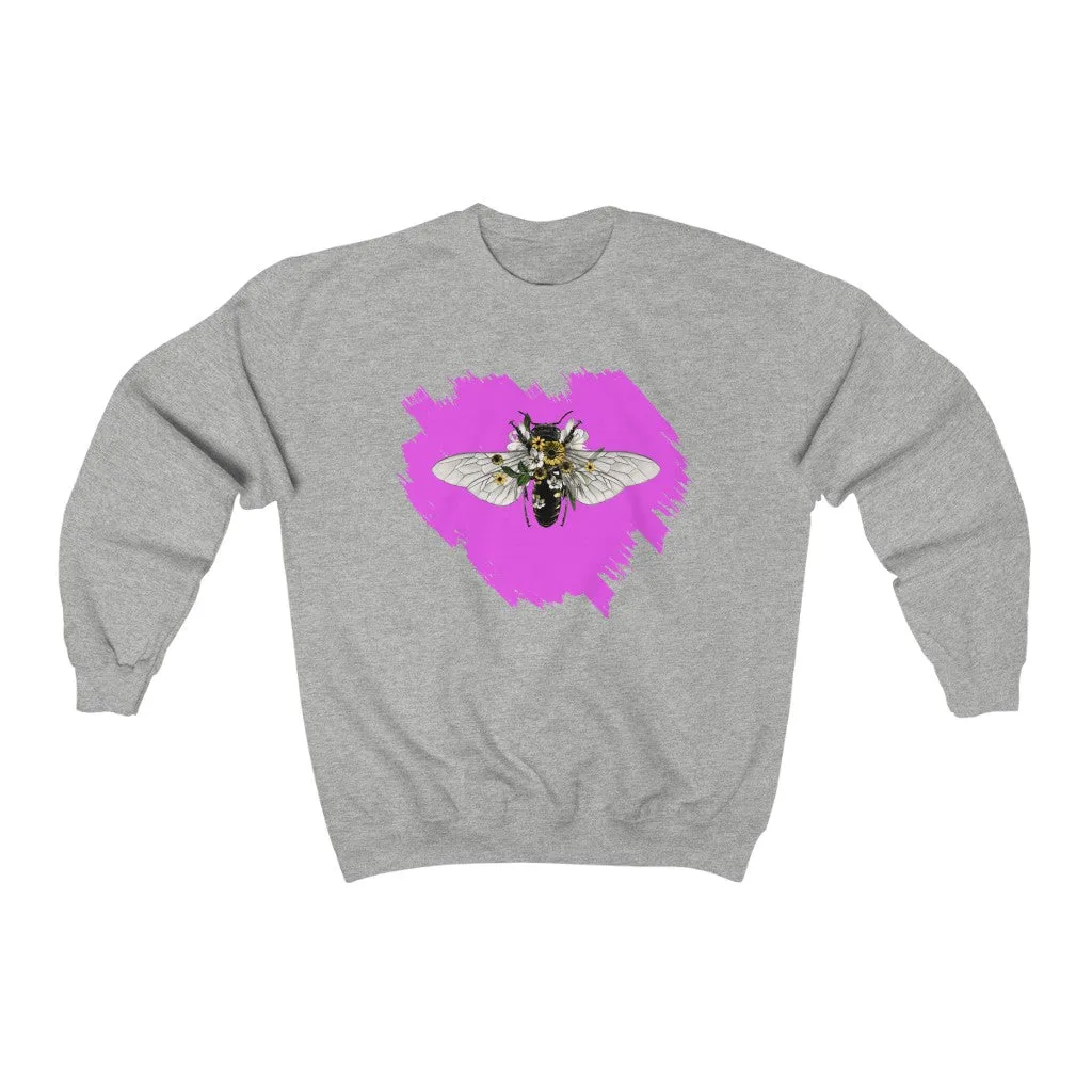So Bee It Sweatshirt (Pink Splash)