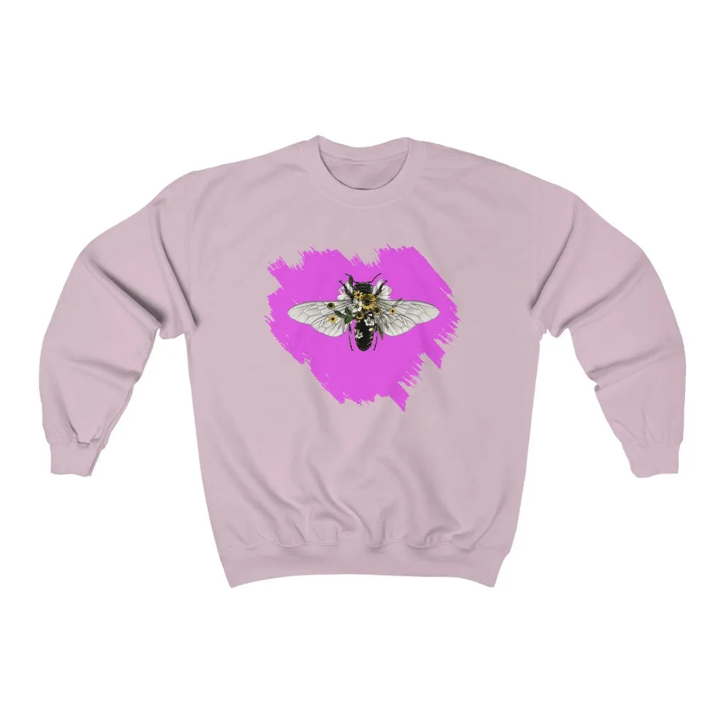 So Bee It Sweatshirt (Pink Splash)