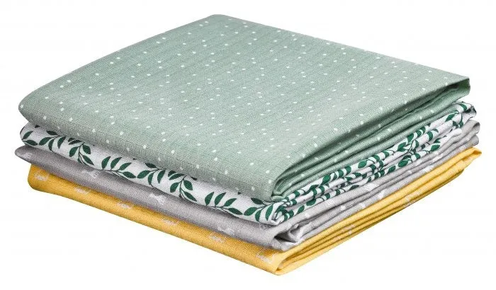 Sophie la girafe Set of 4 Small Pastel Swaddles