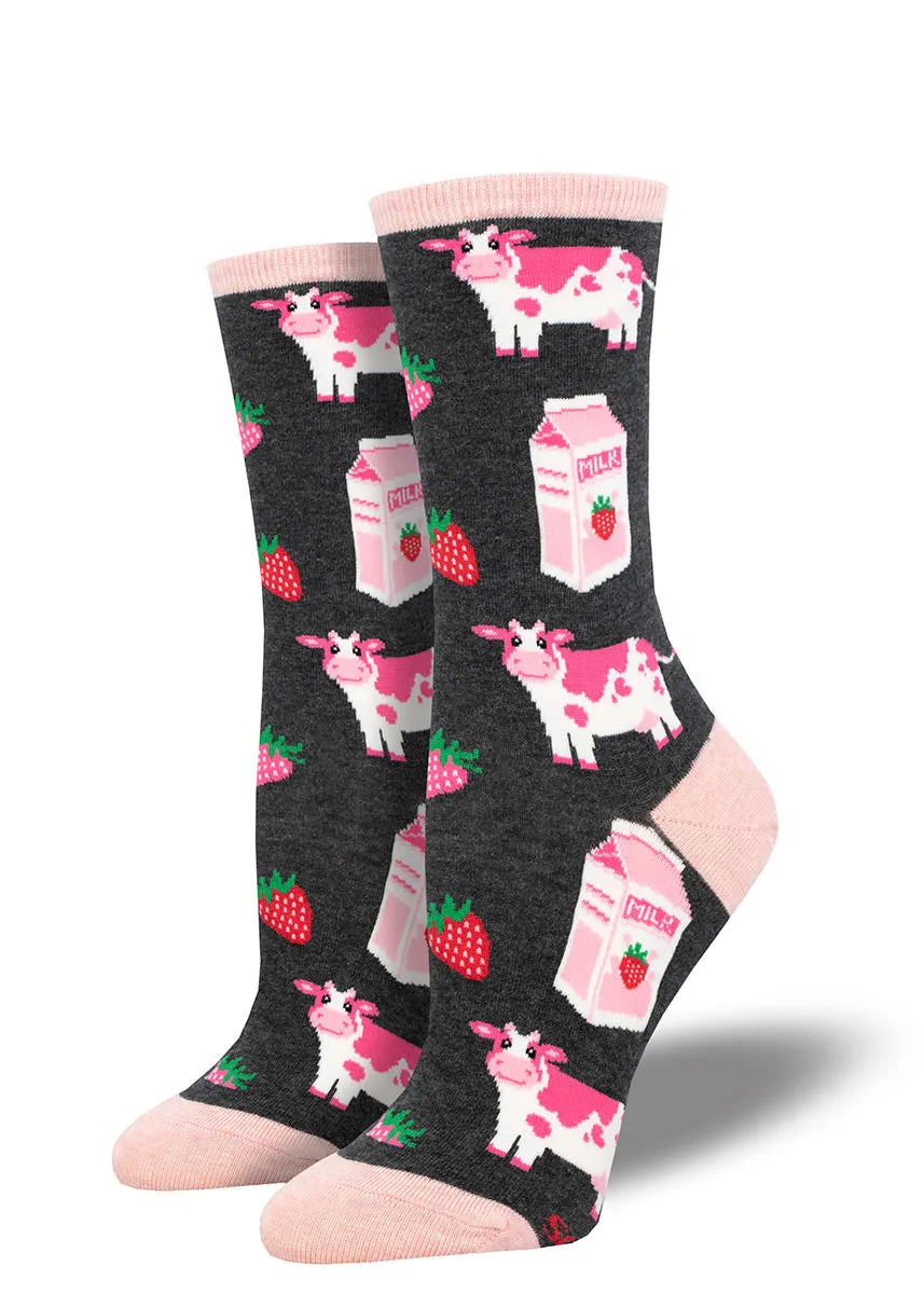 Strawberry Milk Women's Socks